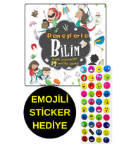 EMOJİLİ  STİCKER HEDİYE -  DENEYLERLE BİLİM - EVDE YAPILABİLEN 19 MÜTHİŞ DENEY