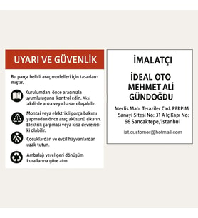 BMW X1 E84 X3 F25 Yan Dikiz Ayna Kovanı Gövdesi Sağ Sol