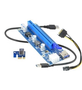 MinerKing Riser Versiyon 009S Bitcoin-Etherium Ekran Kartı Uzatma Aparatı