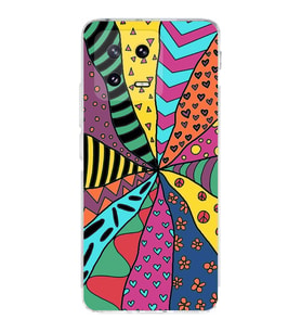 PrintiFy Xiaomi Mi 13 Pro ile Uyumlu Retro Color 4  Kamera Korumalı Şeffaf  Kılıf