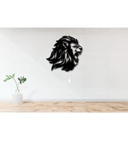 Gowpenart Aslan Dekoratif Ev & Ofis Metal Duvar Tablosu