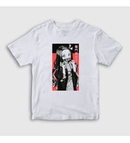 Presmono Unisex Çocuk Beyaz Nezuko Kamado V3 Anime Demon Slayer Kimetsu No Yaiba T-Shirt 308298tt (Beyaz)