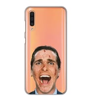 Samsung Galaxy A50 - A30S - A50S Uyumlu American Psycho Tasarımlı Şeffaf Telefon Kılıfı