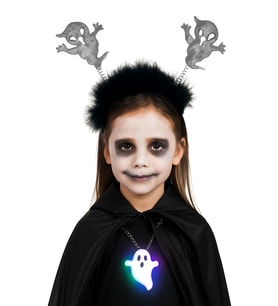Halloween Cadılar Bayramı Taç Hayalet Simli