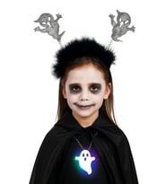 Halloween Cadılar Bayramı Taç Hayalet Simli