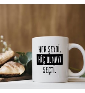 Duvar Yazısı Baskılı Kupa Bardak-10