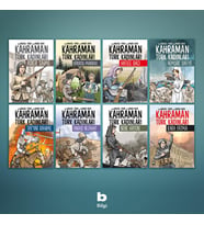 Kahraman Türk Kadınları Serisi (8 Kitaplık Set) (Krem)