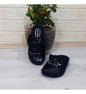 Fiyra Kajma Siyah renk Erkek Çocuk Günlük Terlik