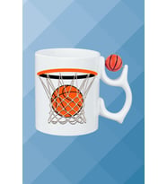 Basketboll Toplu Basket Sever Kupa Bardak Çay Kahve Fincanı-4