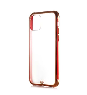 iPhone 11 Pro Max Kılıf Zore Voit Altın Renk Tasarımlı Kılıf (Kırmızı)