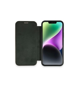Apple iPhone 12 Kılıf Dolpin Kapaklı - Koyu Yeşil