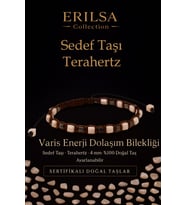 Sertifikalı Varis Enerji Dolaşım Bilekliği – Sedef Taşı ve Terahertz Doğal Taş 4 mm Ayarlanabilir (Çok Renkli)