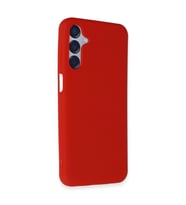 Samsung Galaxy M15 Kılıf First Silikon - Kırmızı