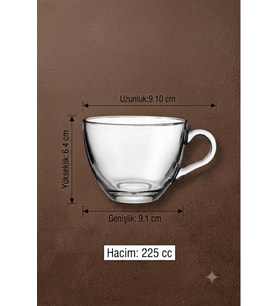 Kişiselleştirilebilir Basic Fincan 225 cc