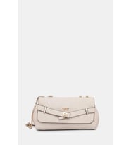 Guess Ella Logolu Dönüştürülebilir Kapaklı Kadın Bej Çapraz Çanta HWPD9746210-BIO