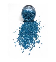 Epoksi Çalışmalarınız İçin Parlak Cam Kırıkları 2-4 mm GÖKYÜZÜ MAVİSİ 100 gr