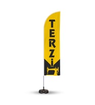 Terzi Yönlendirme ve Tanıtım Yelken  Bayragı Sarı