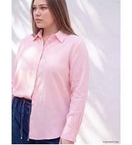 LCW Curve Pembe Büyük Beden Kadın Gömlek