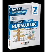 GİZLİ YAYINLARI 7. Sınıf VARYASYON Tüm Dersler Bursluluk Sınavı Soru Bankası