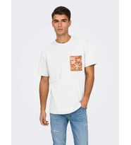 ONSPERRY LIFE REG LEAF SS POCKETTEE Bright White