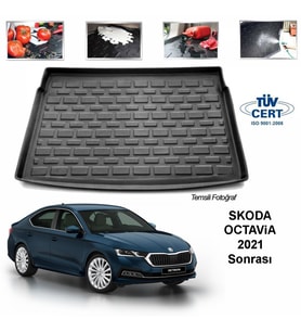 Skoda Octavia Bagaj Havuzu Paspası 2021 Sonrası