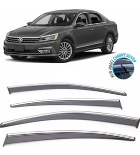 Vw Passat B8 Kromlu Cam Rüzgarlığı 2015-2019 arası Sunplex (Beyaz)