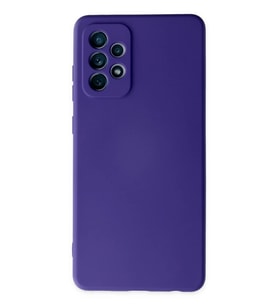 Mey İthalat® Samsung Galaxy A72 Kılıf Nano içi Kadife Silikon - Mor