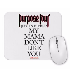 Justin Bieber Purpose Tour Mouse Pad
