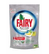 Fairy Platinum Tablet  Limon Kokulu 50 Yıkama