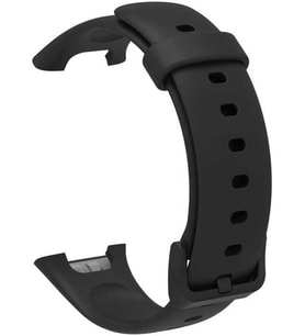 40mm Xiaomi Mi Band 7 Pro & Galaxy Watch Uyumlu Silikon Spor Kordon – Ayarlanabilir Tokalı Kayış – Siyah