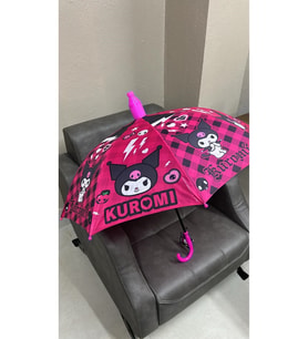 Kuromi Lisanslı Koruma Kılıflı Çocuk Şemsiye