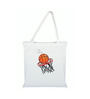 Basketbol Baskılı Bez Çanta - Basketbollu Çanta (Standart)