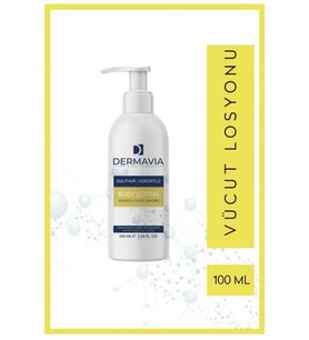 Dermavia Kükürtlü Vücut Losyonu 100ml - Kuru Ciltler İçin Nemlendirici ve Destekleyici