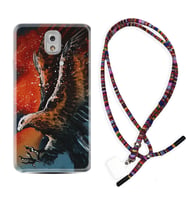 Samsung Note 3 4 5 8 9 20 Ultra 10 Lite Kılıf Boyun Asklı Rasta Silikon Kartal Uçarken 1718