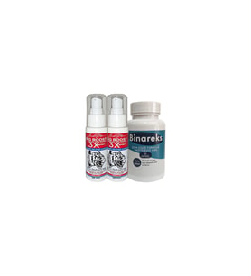 2 Adet 50 Ml Bigboost Erkek 3Xeffect Canlandirici + Yanında 1 Kutu 30Lu Binareks Erkeklere Özel