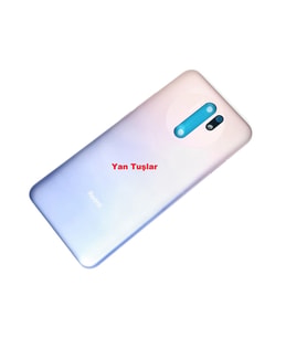 Redmi 9 Kasa Arka Pil Batarya Kapağı Gri