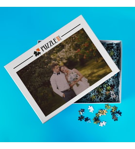 1000 Parça Kişiye Özel Puzzle Kutulu