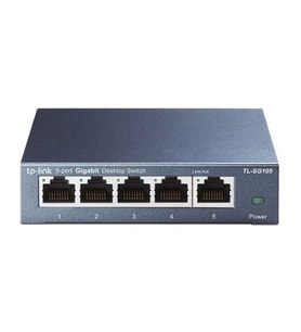 TP-LINK 5-PORT TL-SG105 GIGABIT YÖNETİLEMEZ SWITCH ÇELİK KASA