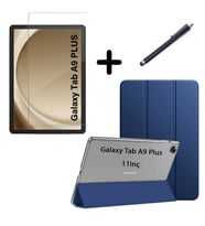 Samsung Galaxy Tab A11 Plus / A9 Plus 11inç Kılıf SET PU Deri Smart Tablet Kilif