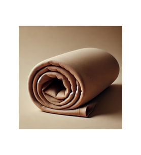 Lastikli  %100 Pamuk Penye Çarşaf 140x200 Kahve