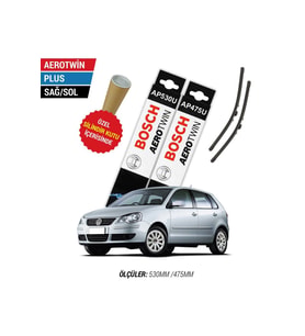 Volkswagen Polo Silecek Takımı (2005-2009) Bosch Aerotwin Plus