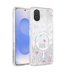 Onegif Galaxy A07 4G Misk Simli Magsafe Kapak - Desen 4