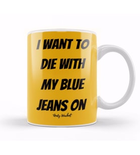 Andy Warhol Quotes Gift Kupa Bardak Porselen