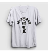 Presmono Unisex Beyaz Itf Taekwondo Ufc Mma Tekvando T-Shirt 497633tt (Beyaz)