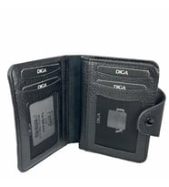 Diga 110 Hakiki Deri Kartlık Cüzdan Siyah (DENIM)