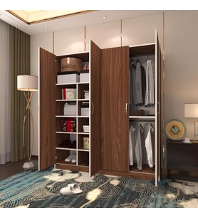 Kenzlife gardırop 4 kapılı kaktüs 180*160*52 cvz XLARGE kapaklı gardolap dolap
