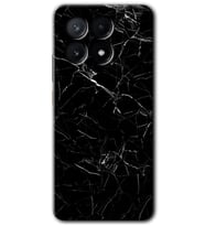 Poco x6 Pro Kılıf HD Desen Baskılı Kılıf - Siyah Mermer