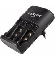 AA AAA 9V Pil Şarj Cihazı Ni-MH Ni-Cd Uyumlu Akıllı Şarj Özellikli LED Göstergeli Aşırı Charge Korumalı 2’li 4’lü Pil Charge Adaptörü Beston C802