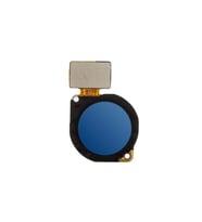 Huawei Uyumlu P30 Lite Uyumlu Home Parmak Okuyucu Filmi Flex Mavi Renk