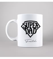 En Süper Baba (Super Dad) Tasarımlı Kupa Kişiye Özel